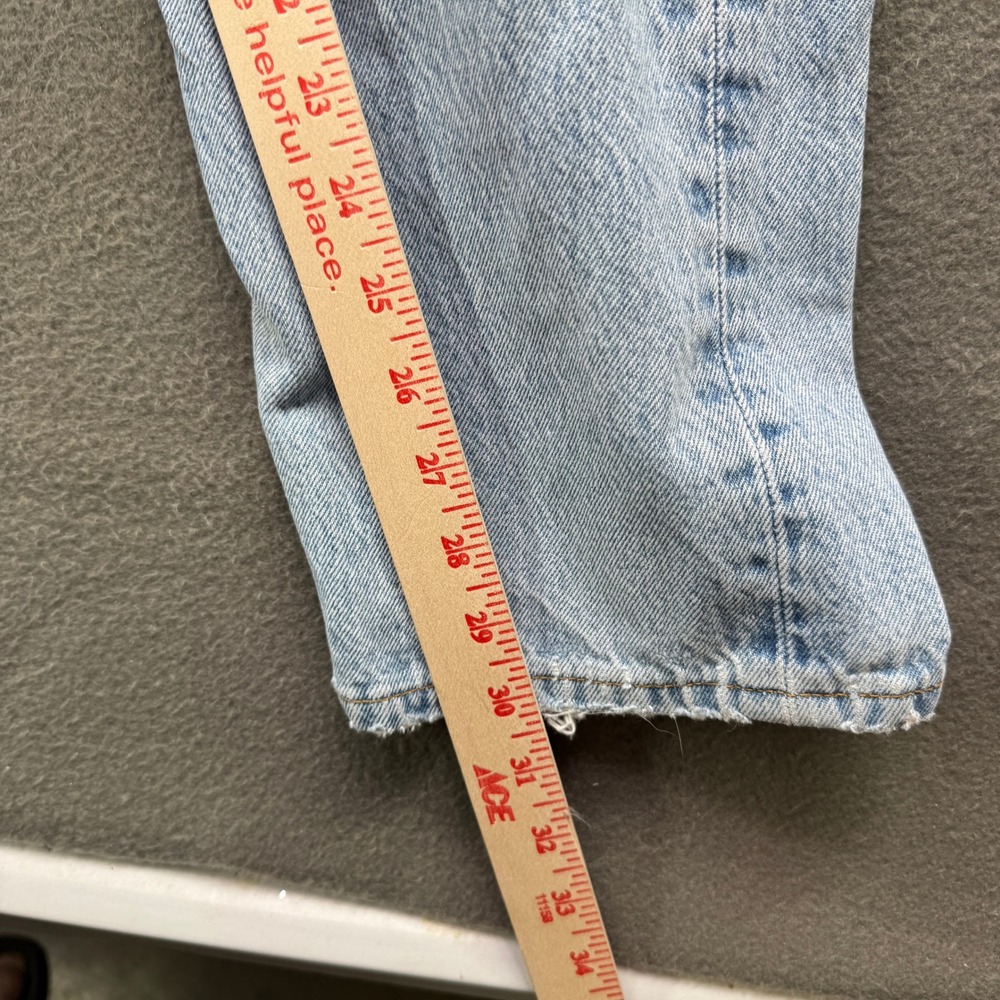 Vintage Levis 501 Jeans Men 36x30 (34) Blue Made USA Button Fly Light Wash VTG - Picture 4 of 12